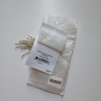 Earrings post fringes glass/brass 2.5L white/silv