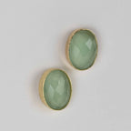 Shanti Green Onyx Stud Earrings - Default Title (6828930)
