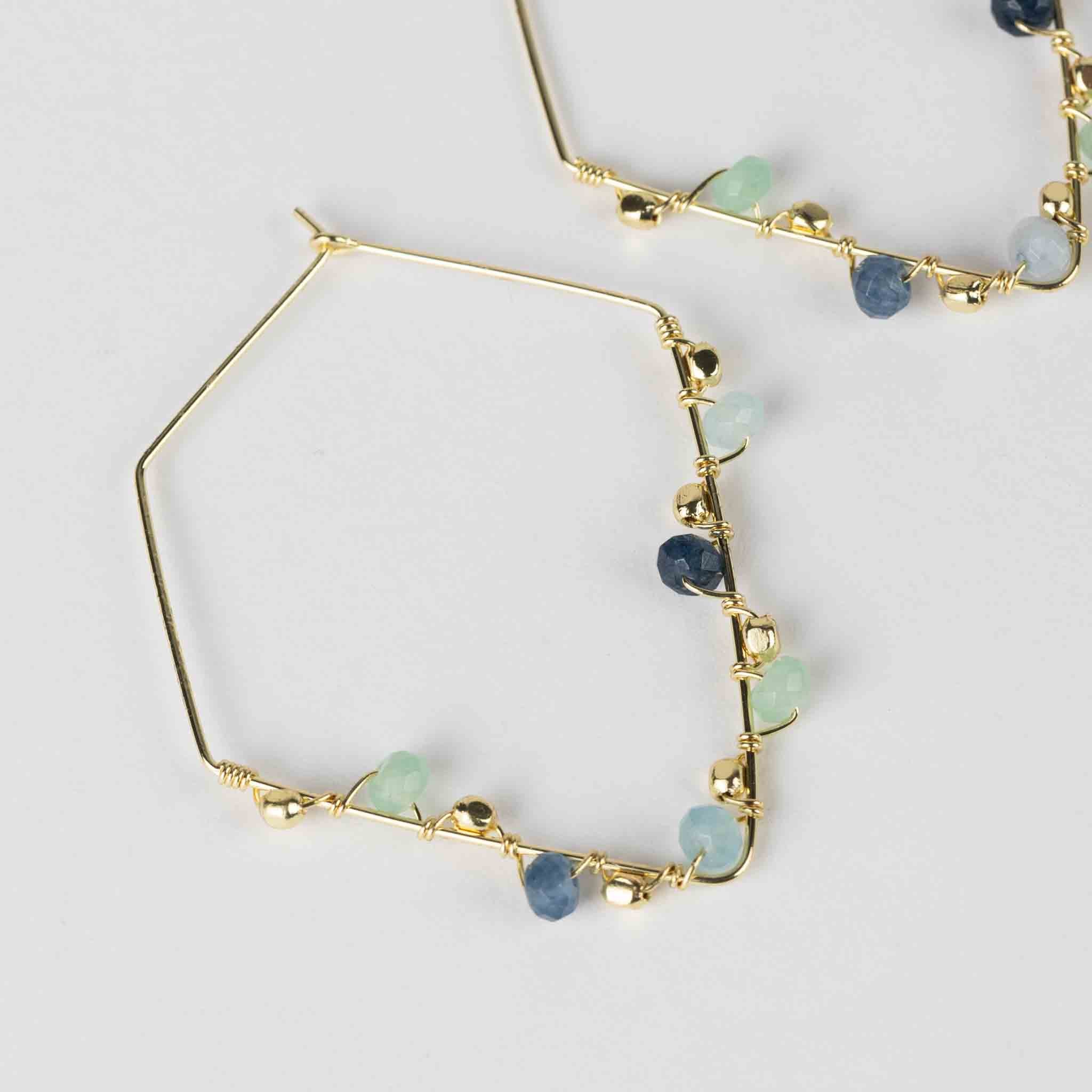 Constellation Diamond Hoop Earrings - Default Title (6828970)