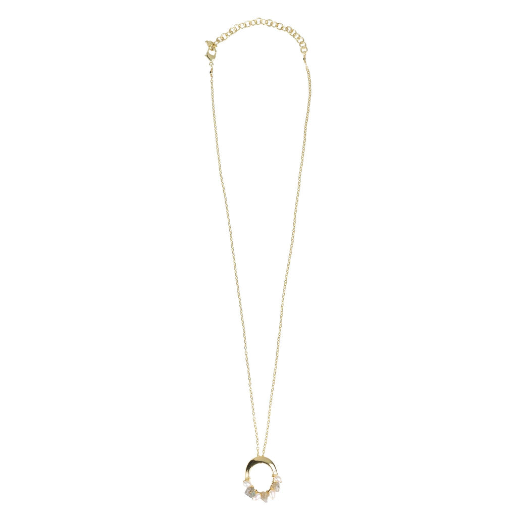 Moti Mini Pearl Pendant Necklace - Default Title (6830150)