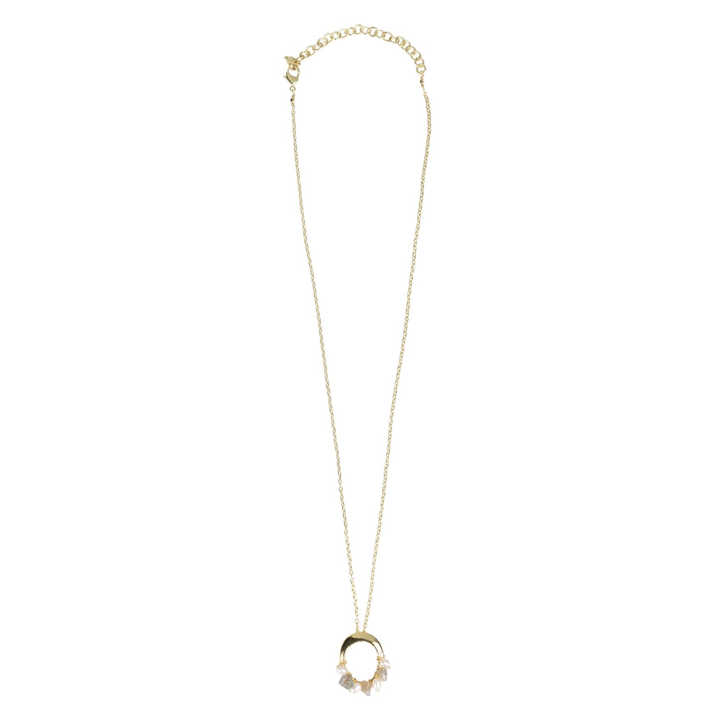 Moti Mini Pearl Pendant Necklace - Default Title (6830150)