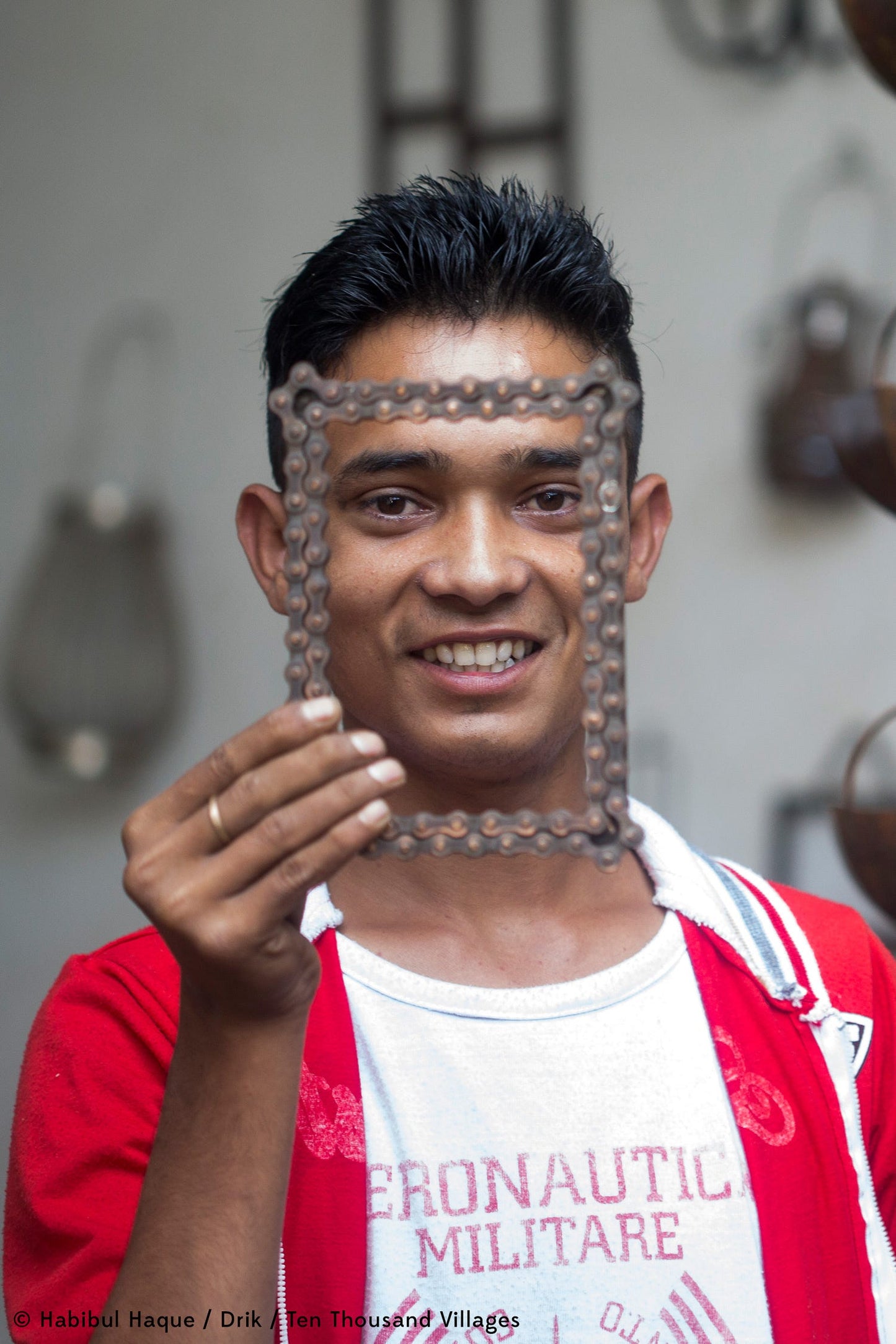 Frame bicycle chain f/4x6 brn