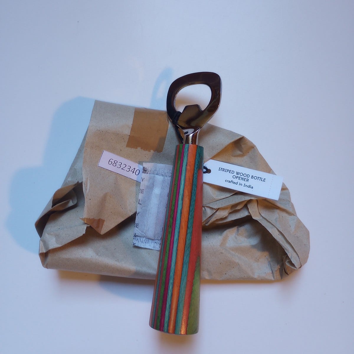 Bottle opener striped papri wd 6.25L multi