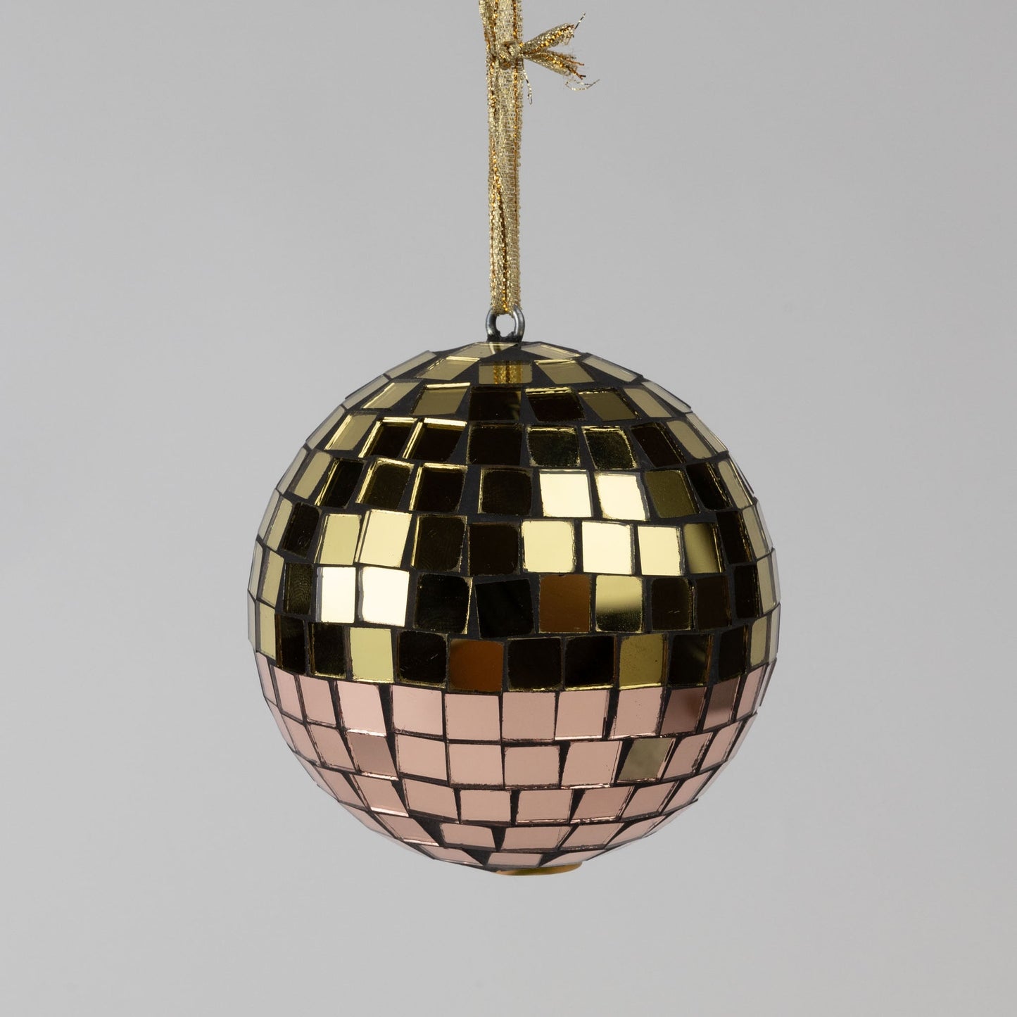 Rose Gold Disco Ball Ornament - Default Title (6832640)