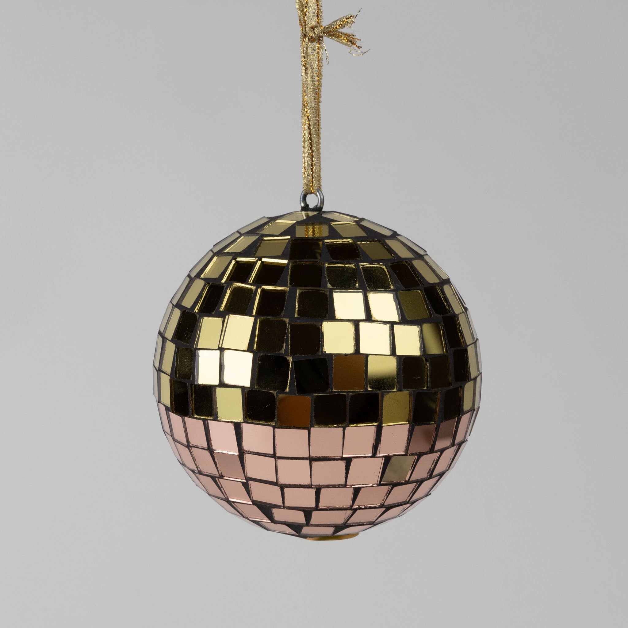 Rose Gold Disco Ball Ornament - Default Title (6832640)