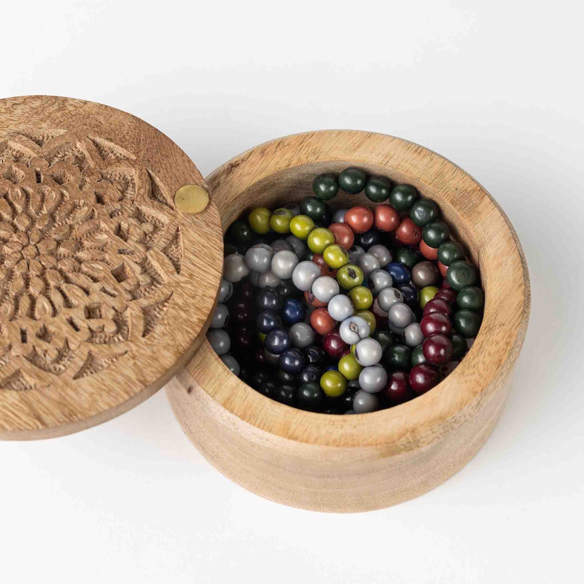 Khazaana Mango Wood Keepsake Box - Default Title (6832750)