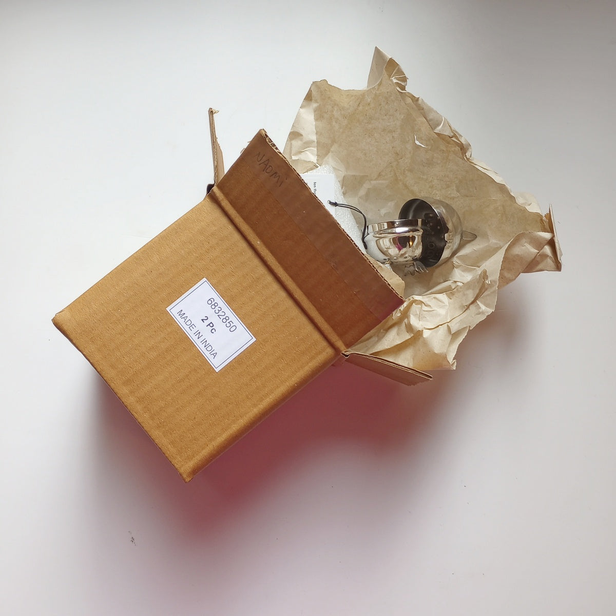 Tea infuser standing cat M/2 s-steel 2Dx3H silver