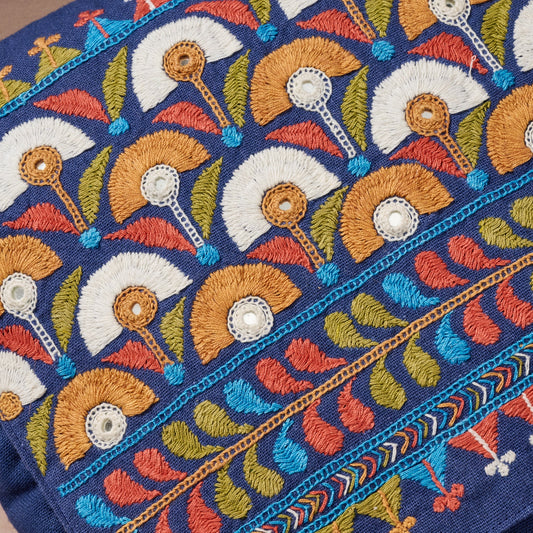 Yatri Embroidered Crossbody Bag