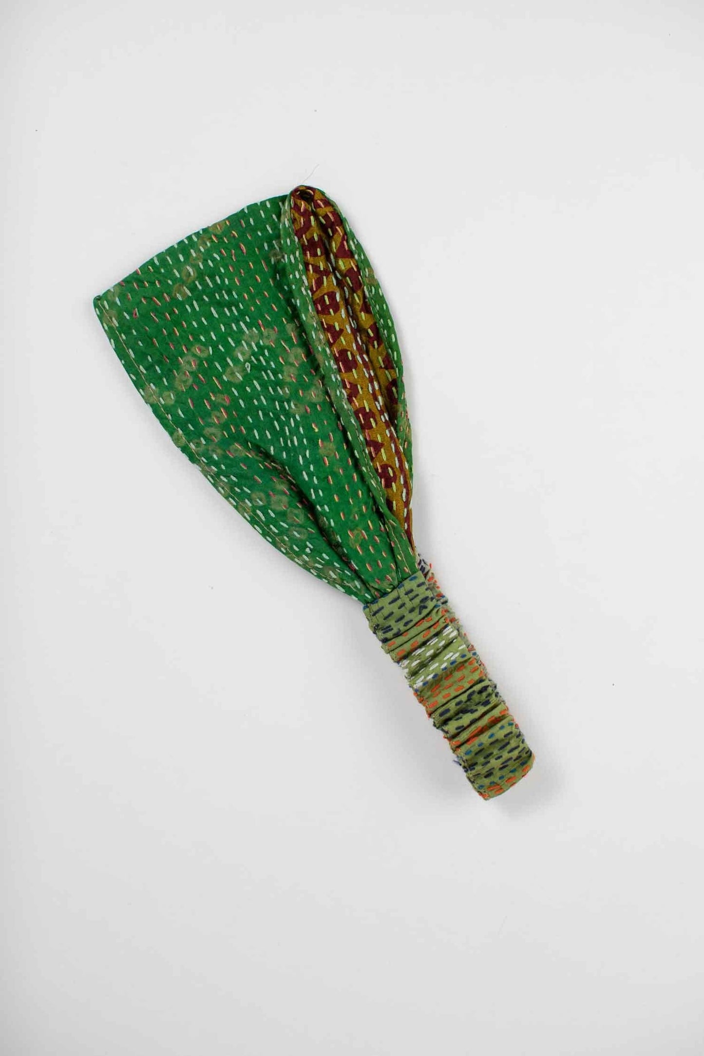 Headband kantha stitch M/2 sari silk 4.5W asst