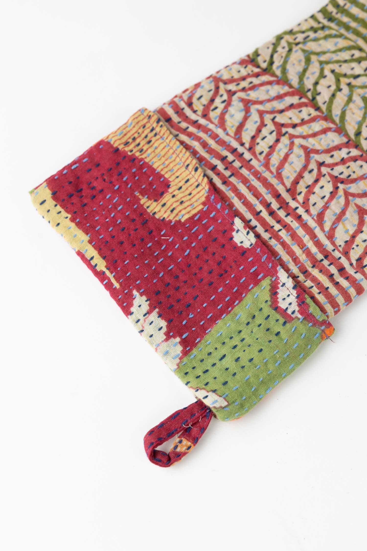 Stocking kantha stitched cotton sari 17L asst