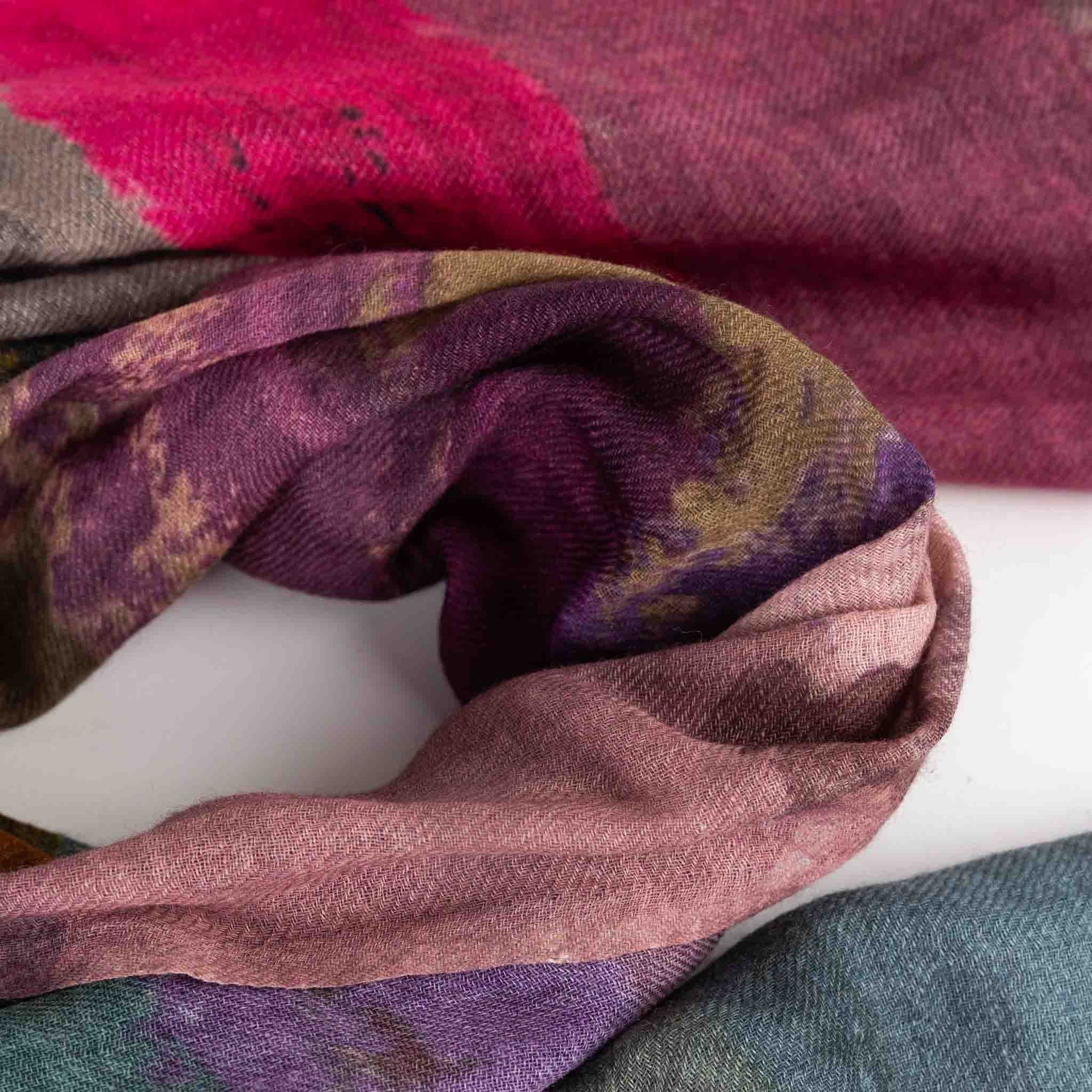 Suryast Striped Wool Scarf - Default Title (6839560)