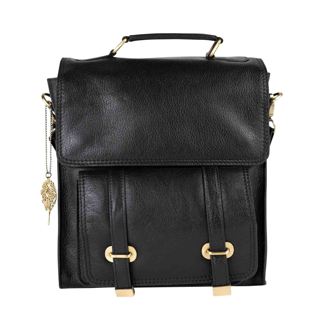 Jarni Leather Backback - Black - Default Title (6839650)