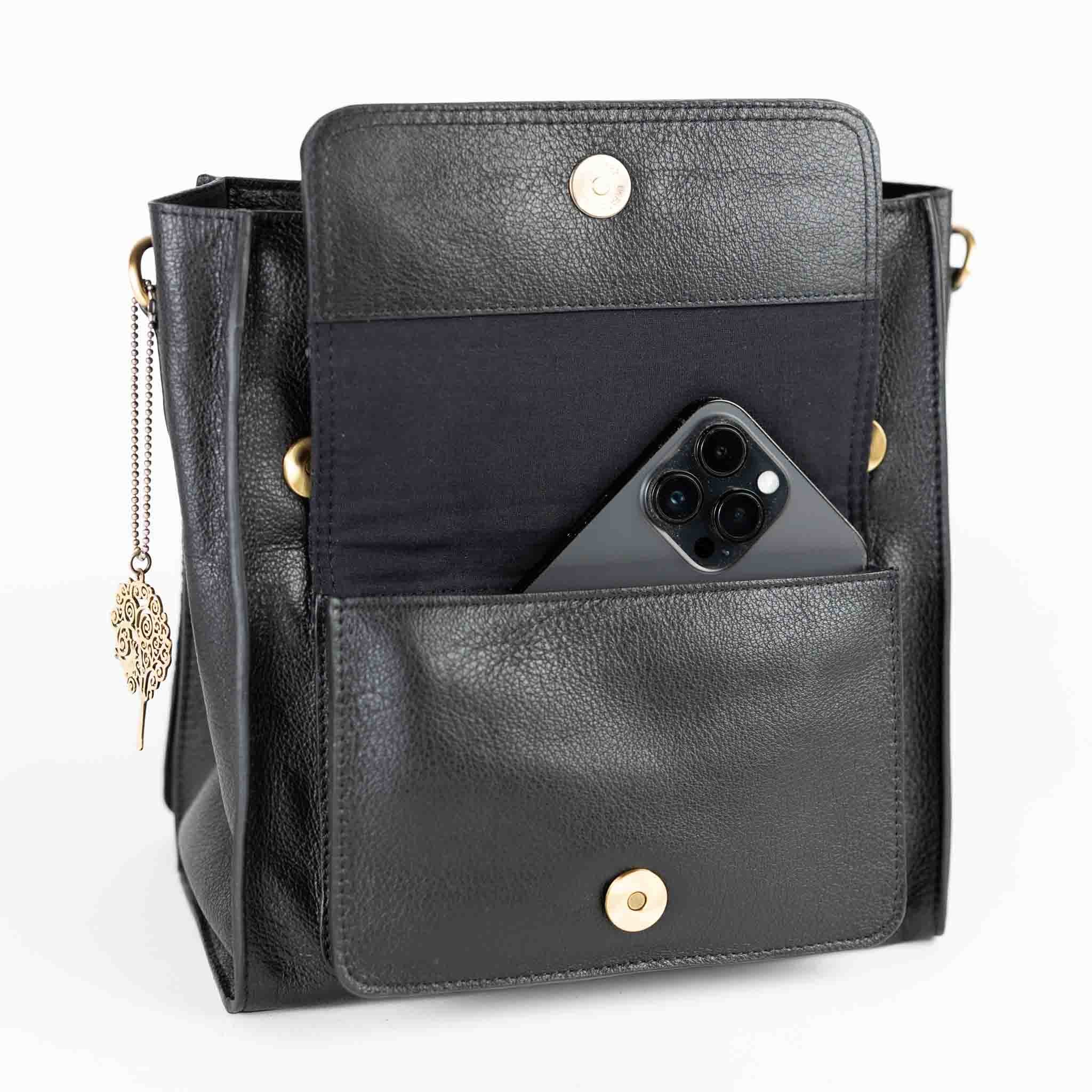 Jarni Leather Backback - Black - Default Title (6839650)