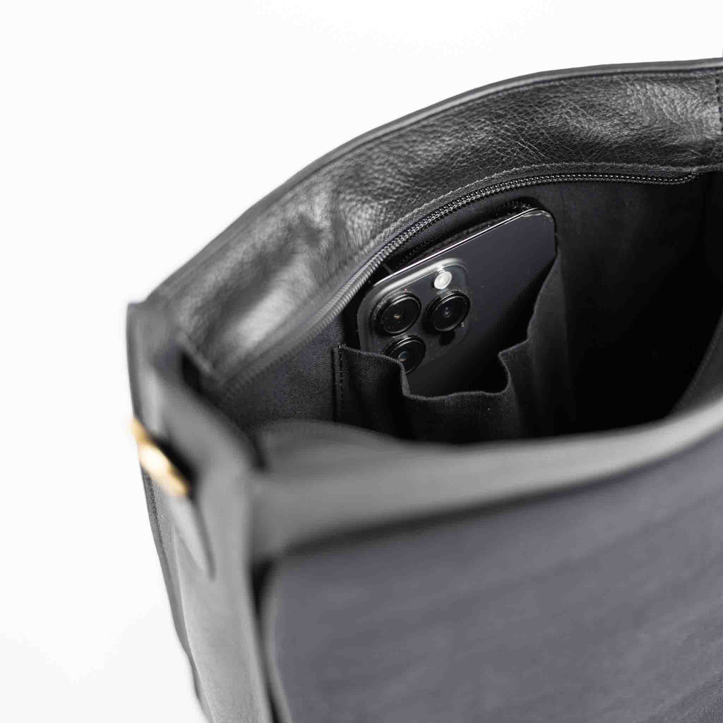 Jarni Leather Backback - Black - Default Title (6839650)