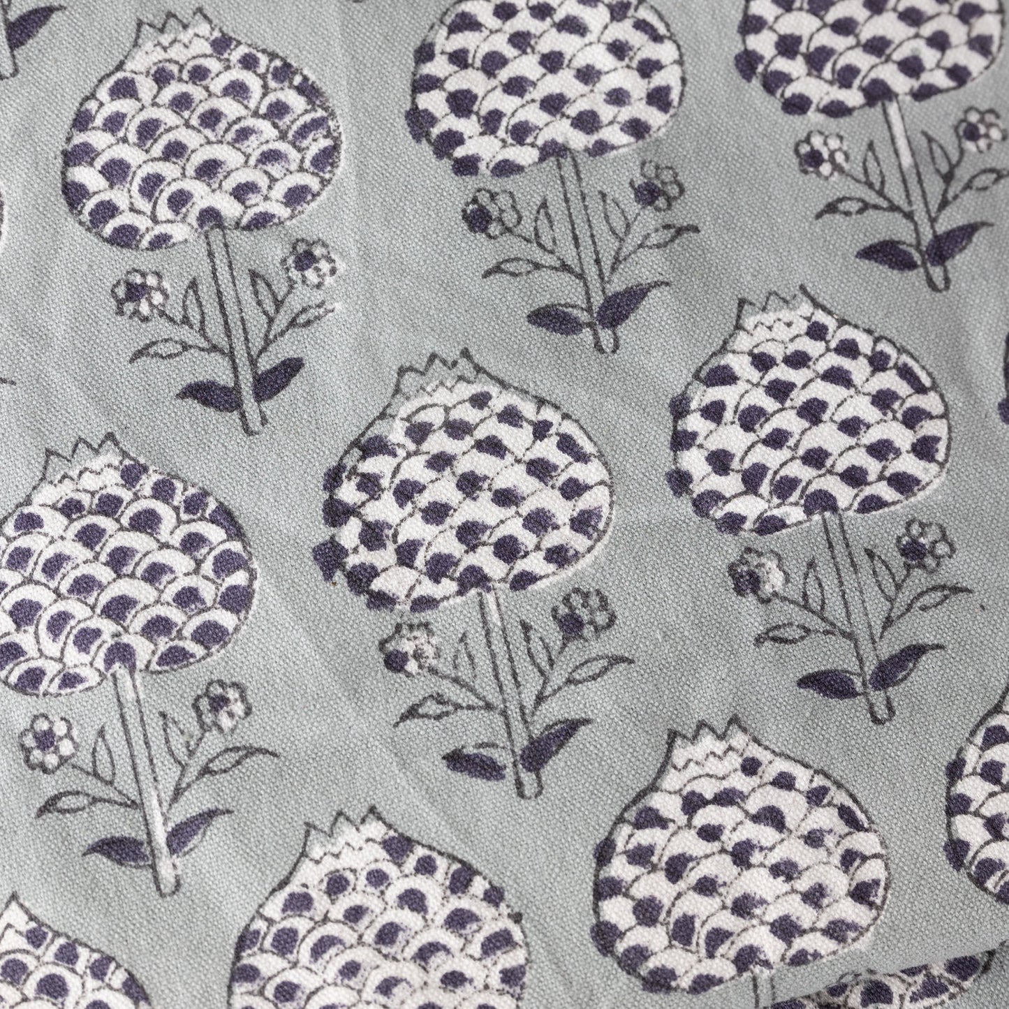 Wine rack hanging cttn/lthr 7.5Wx38L blu/wht