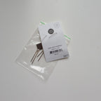 Earrings small sq w/spokes br/silv pltd 3L silv
