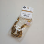 Necklace chunky chain brass 16L brass