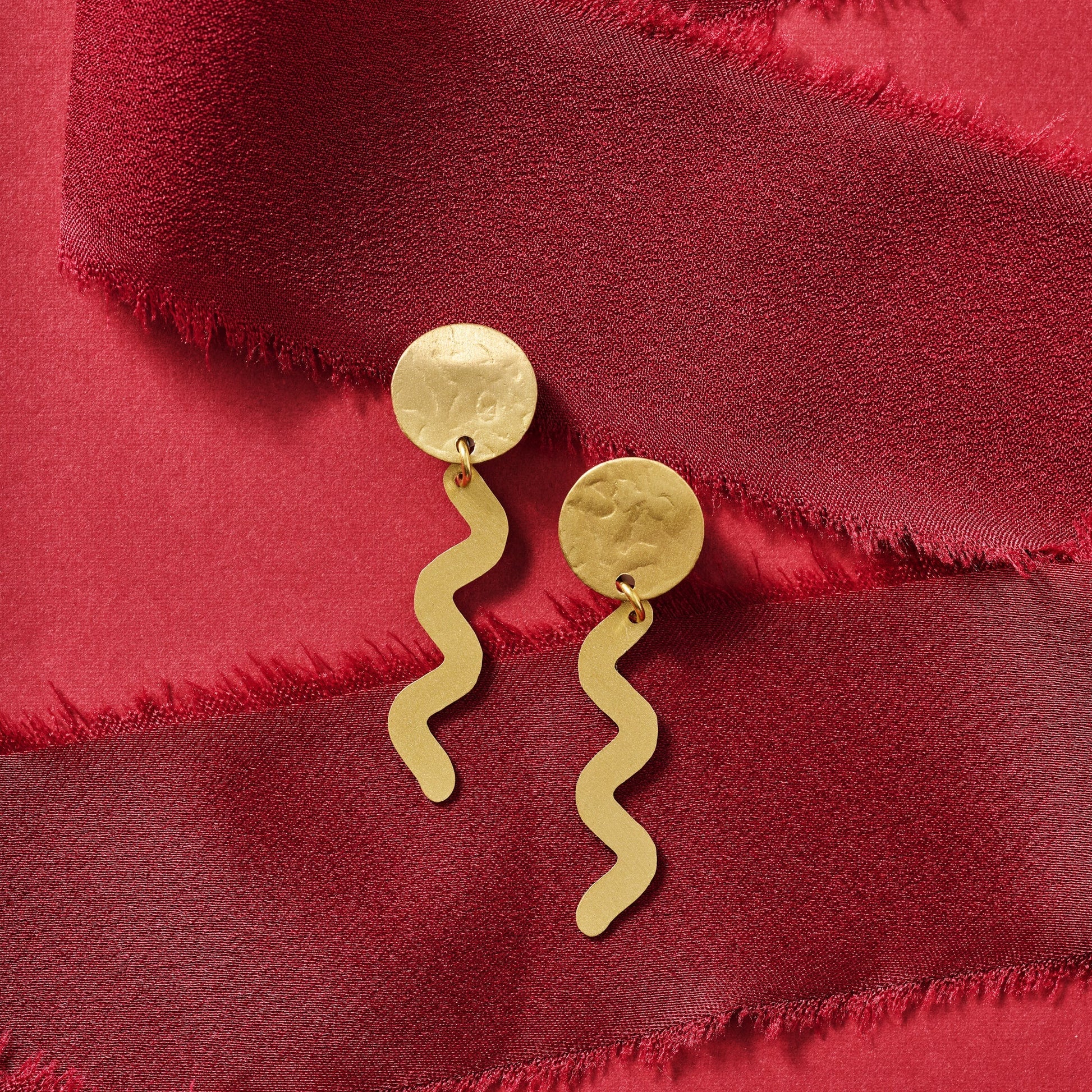 Bhavin Snake Post Earrings - Ten Thousand Villages