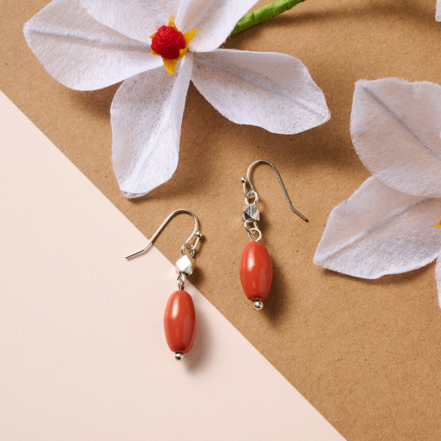 Sangrah Glass Bead Earrings