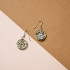 "Hara" Beaded Disc Earrings