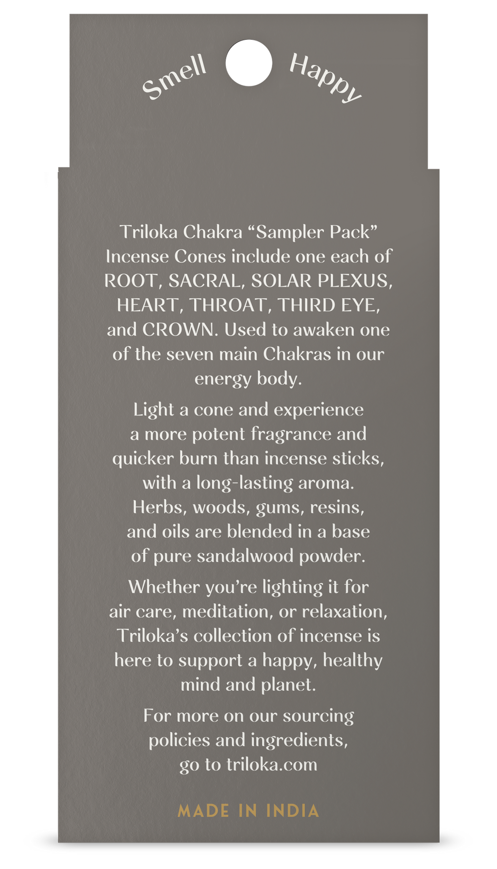 Chakra Sampler Pack Incense Cones