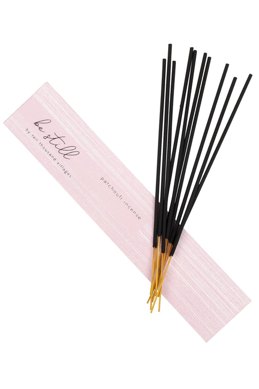 Incense sticks set/10 patchouli 8L brown/gold