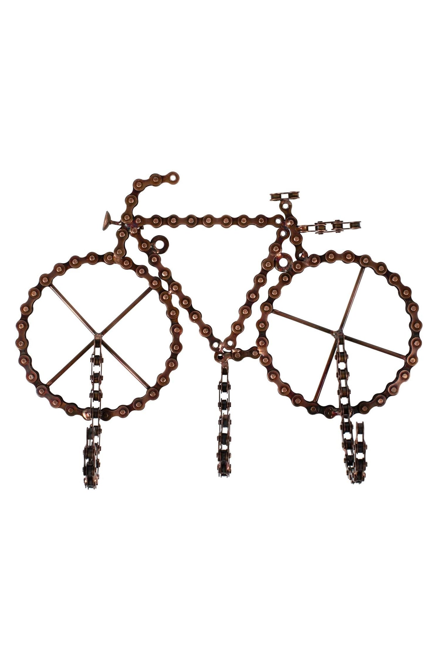 Hooks bike chain 11.5Lx8.5H bronze