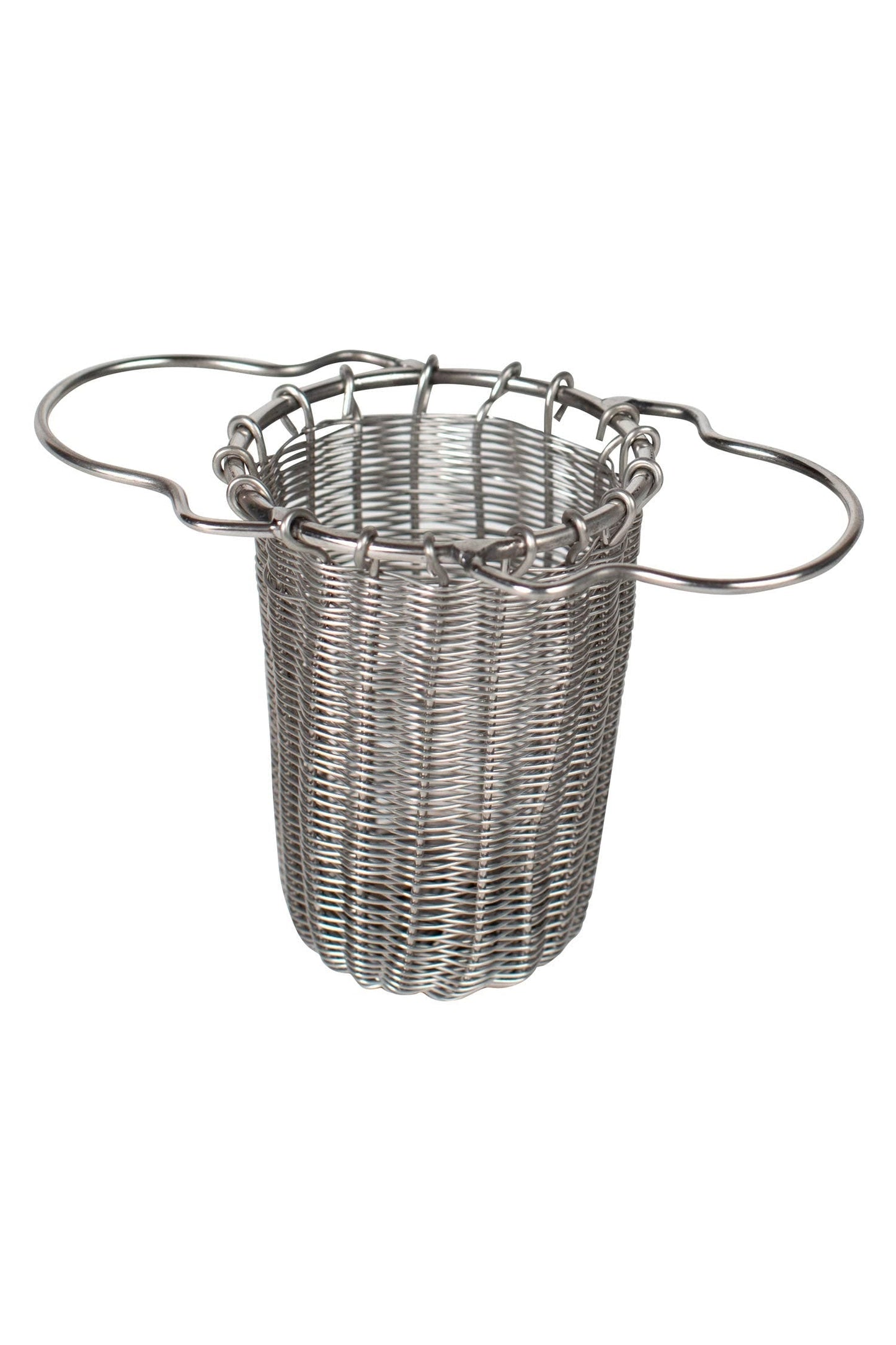 Tea strainer woven stainless steel 2Dx4Wx3H silver