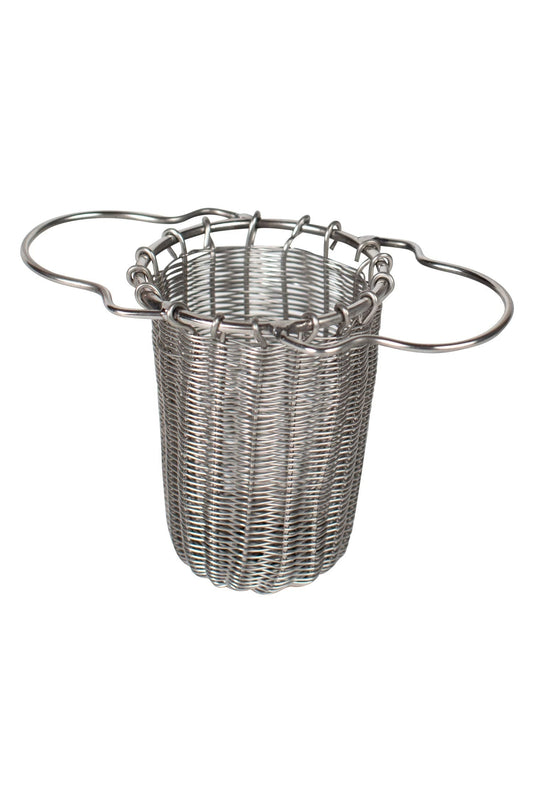 Tea strainer woven stainless steel 2Dx4Wx3H silver