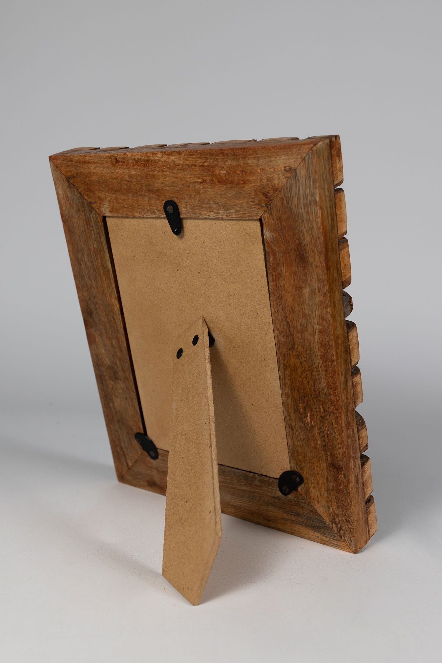 Frame wood slice f/5x7 mango/poplar 8x10 brown