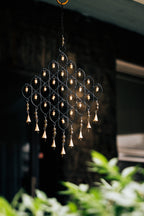 Chime dream diamond 34 bells iron 21x15 black/gold