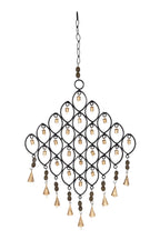 Chime dream diamond 34 bells iron 21x15 black/gold