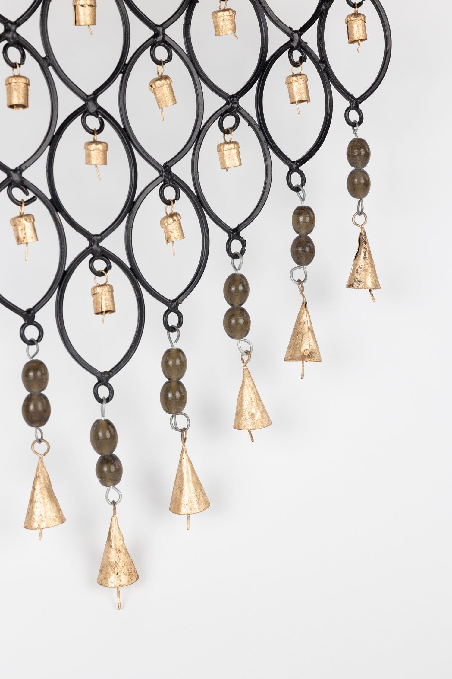 Chime dream diamond 34 bells iron 21x15 black/gold
