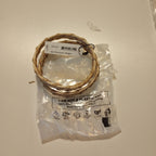 Bracelets s/2 narrow woven cane .5W tan