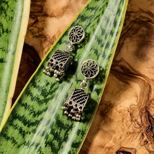 "Dohara Jhumka"  Drop Earrings
