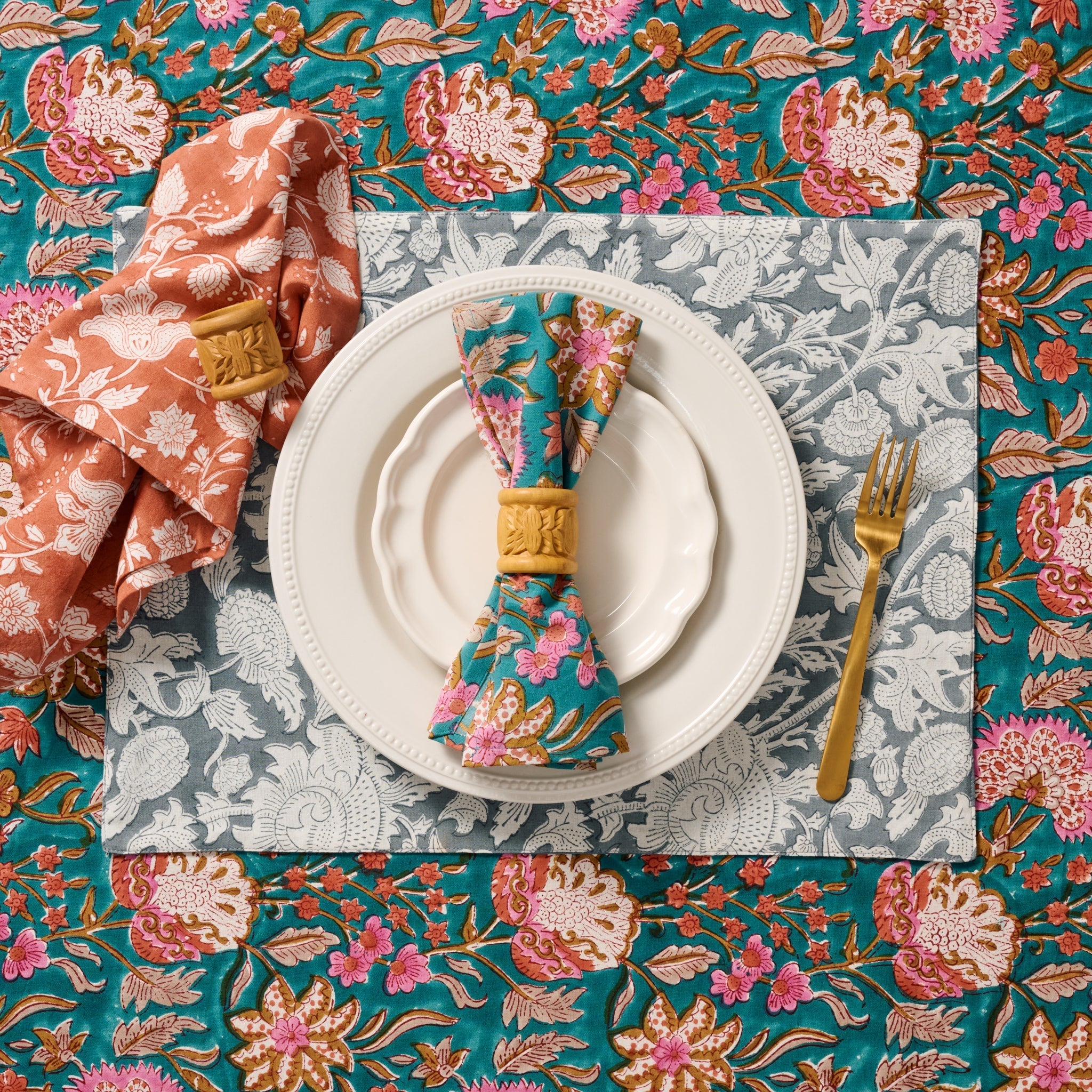 Baadal Blockprint Placemat