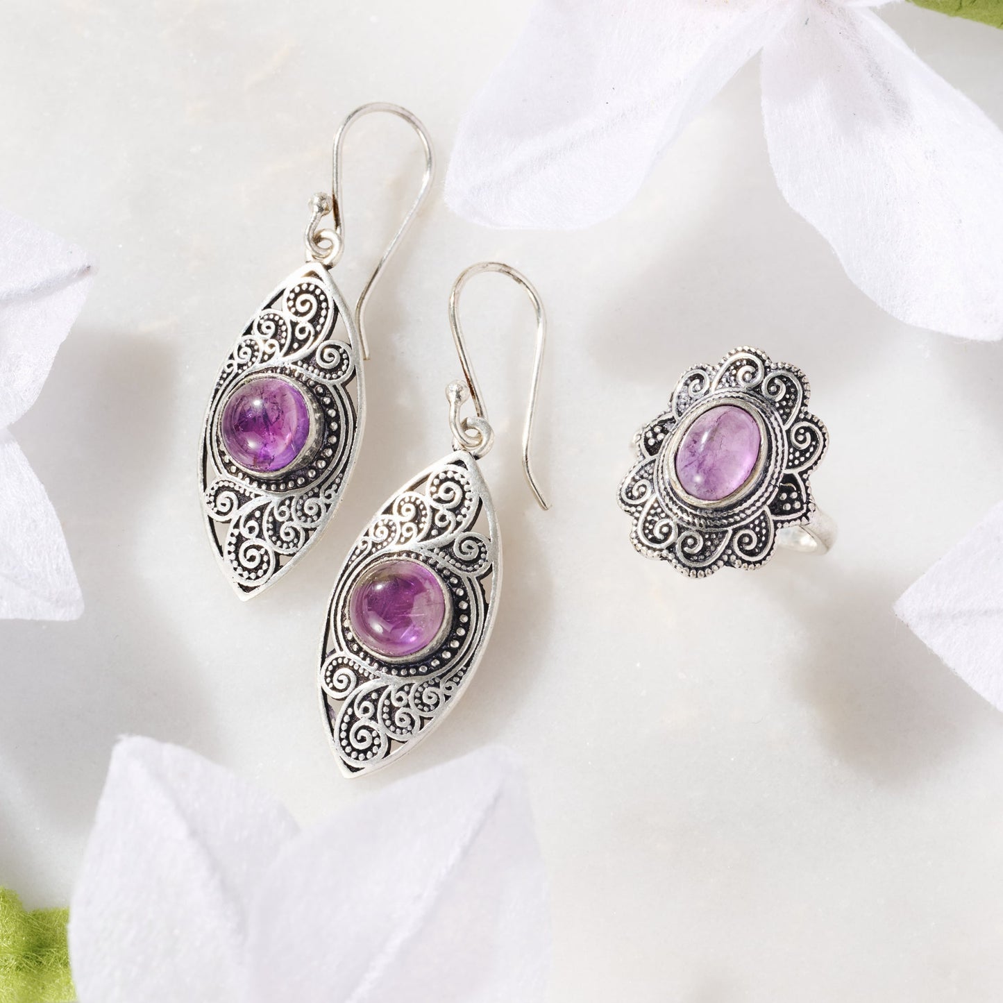 Amethyst "Saroop" Earrings