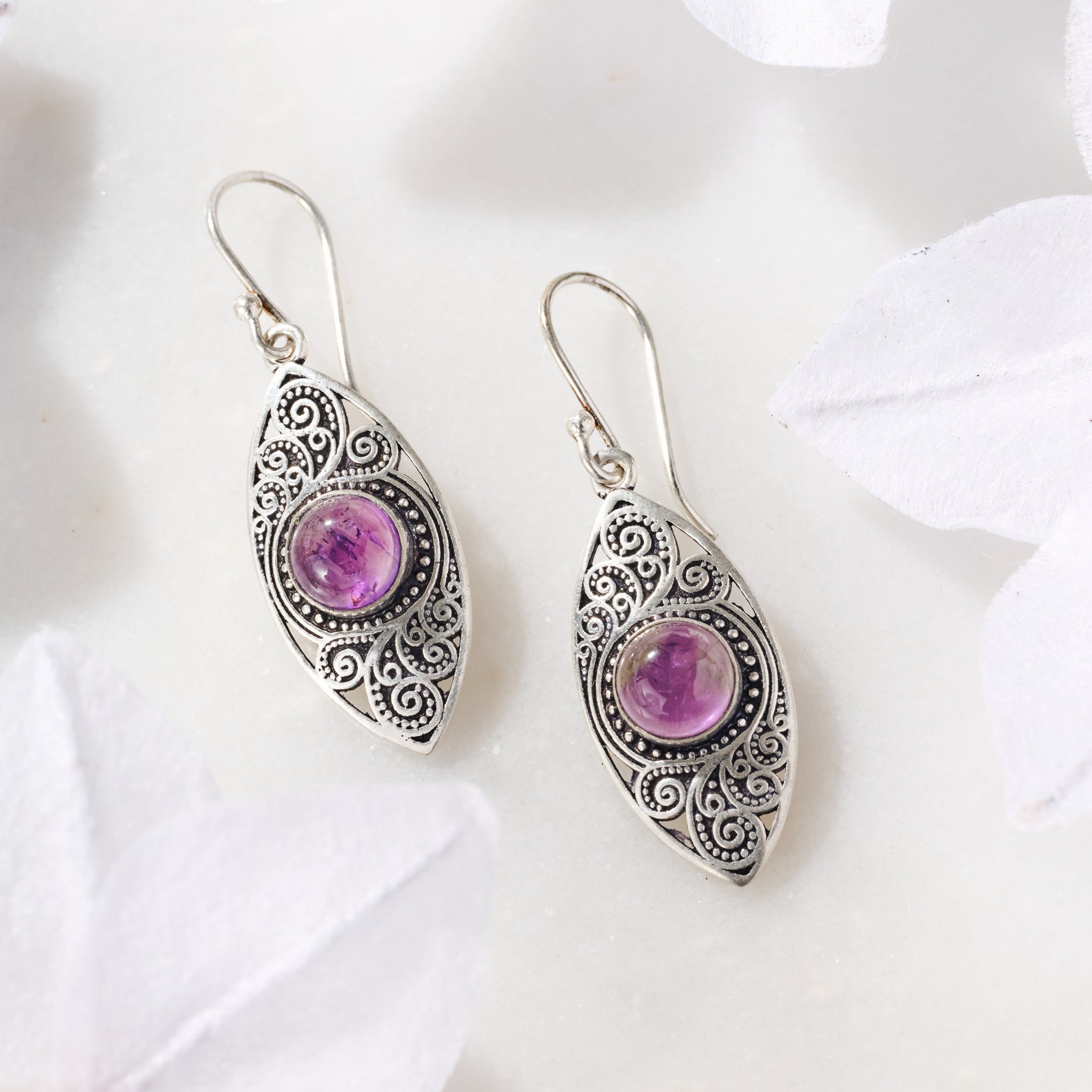 Amethyst "Saroop" Earrings