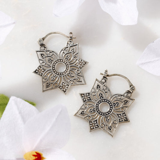 Floral "Jali" Earrings