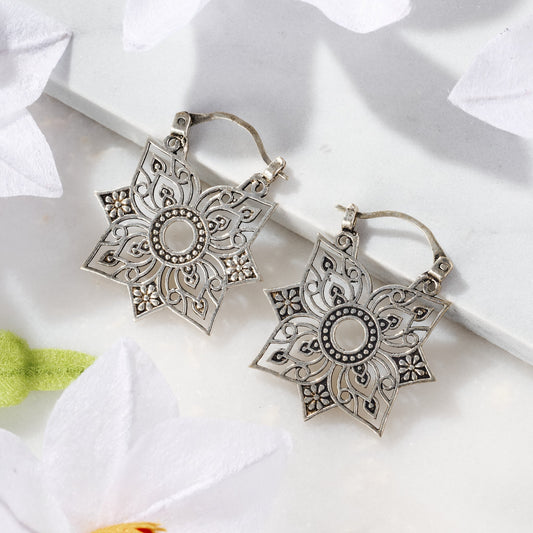 Floral "Jali" Earrings