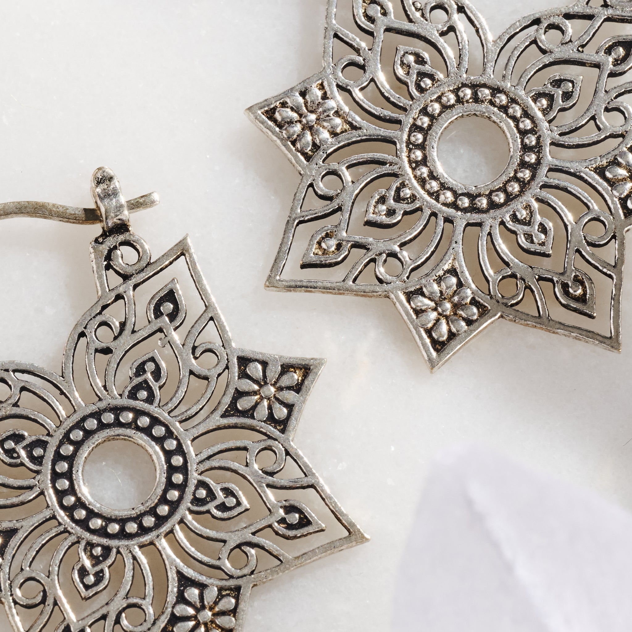 Floral "Jali" Earrings