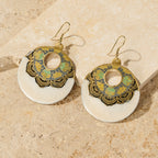 "Mandir" Enamel Earrings