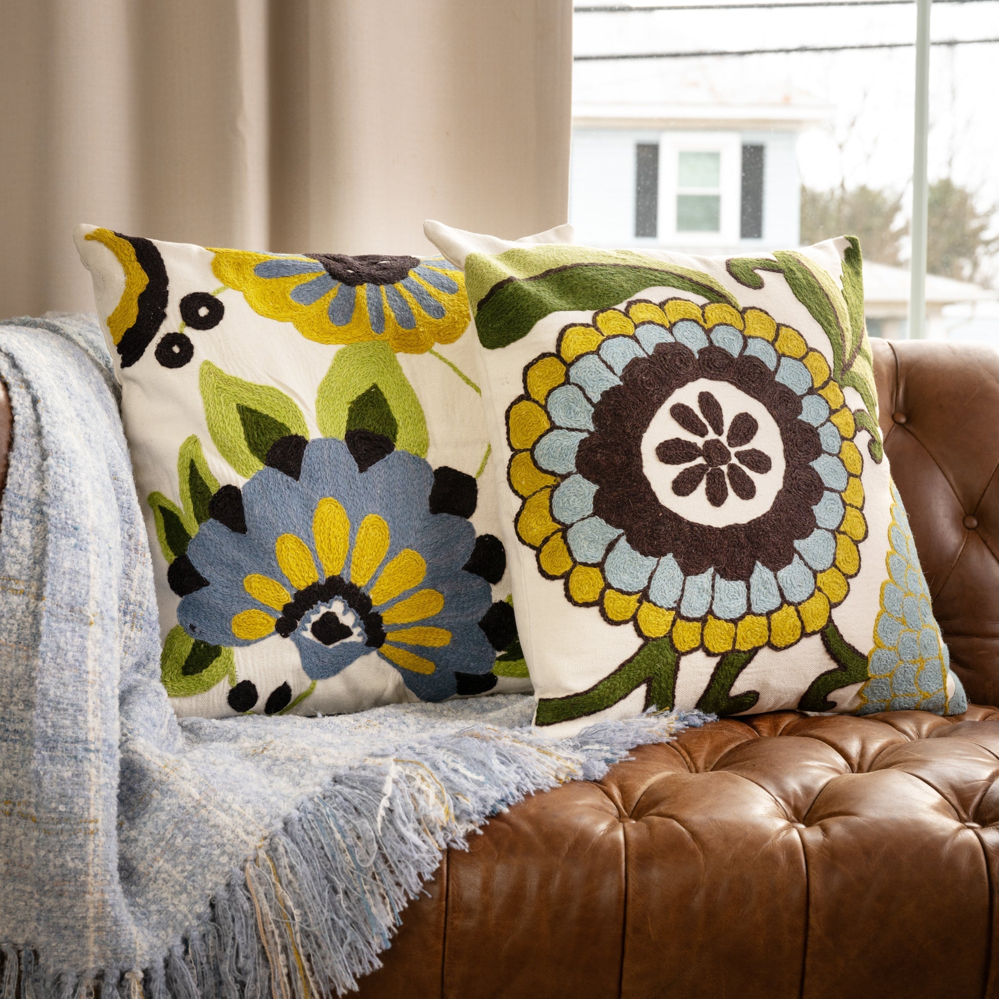 Baga Embroidered Pillow