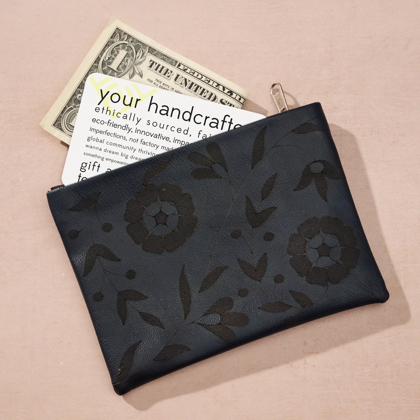 Gahara Embossed Coin Purse