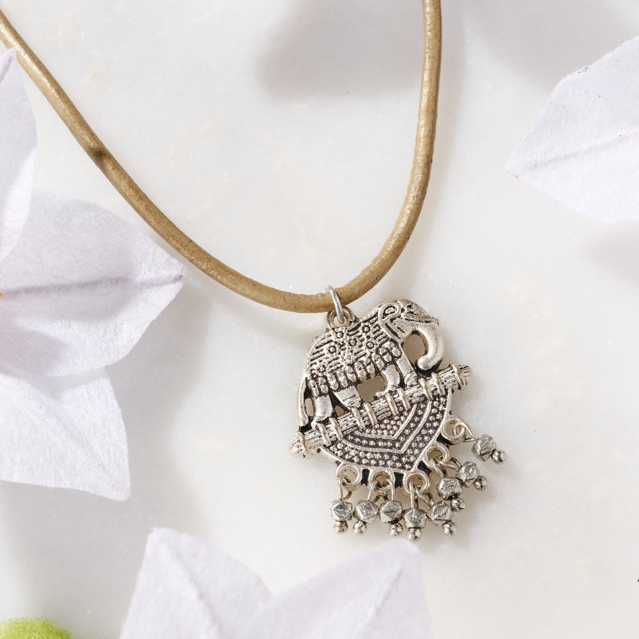 Vijaya Elephant Pendant Necklace