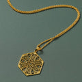 Mandala Brass Medallion Necklace - Ten Thousand Villages
