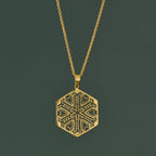 Mandala Brass Medallion Necklace - Ten Thousand Villages