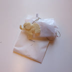 Ornament elephant M/3 wool felt 3.5W cream