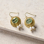 "Kabru" Brass Drop Earrings