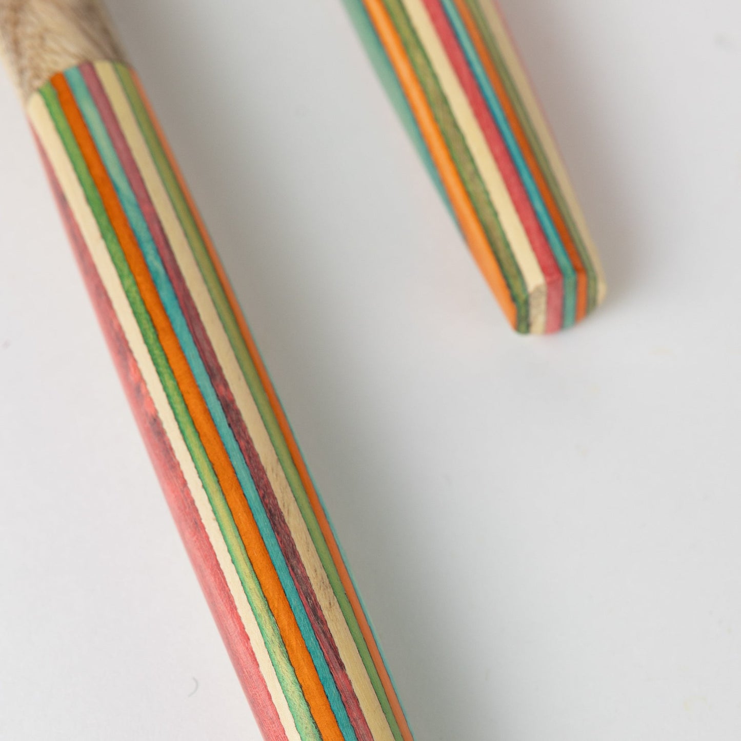 Salad servers striped s/2 mango wood 12L brn/multi